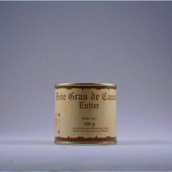 Foie Gras de canard entier 100 g